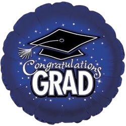Grad Hat Series Blue - 17 inch