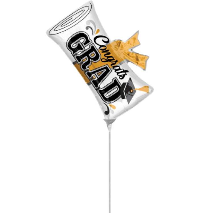 14-inch Graduation Scroll Congrats Grad Foil Balloon
