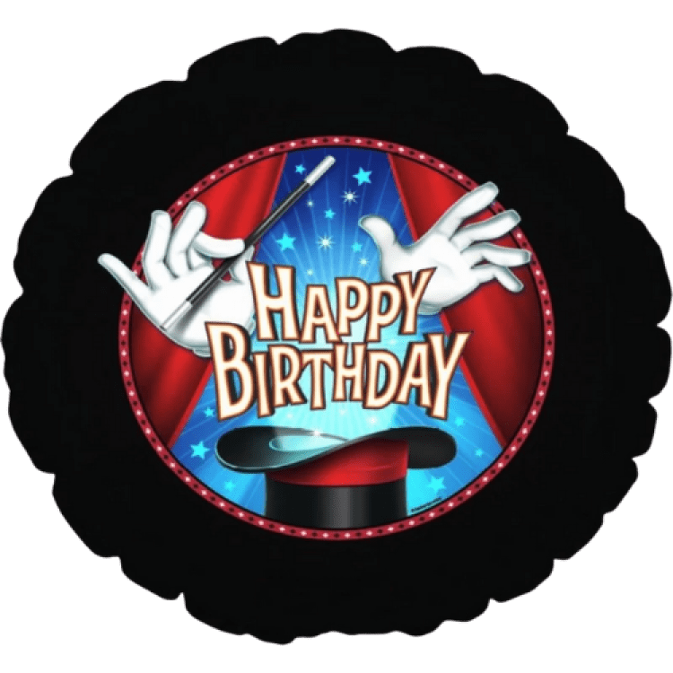 Happy Birthday Magic Party Balloon - 17 inch