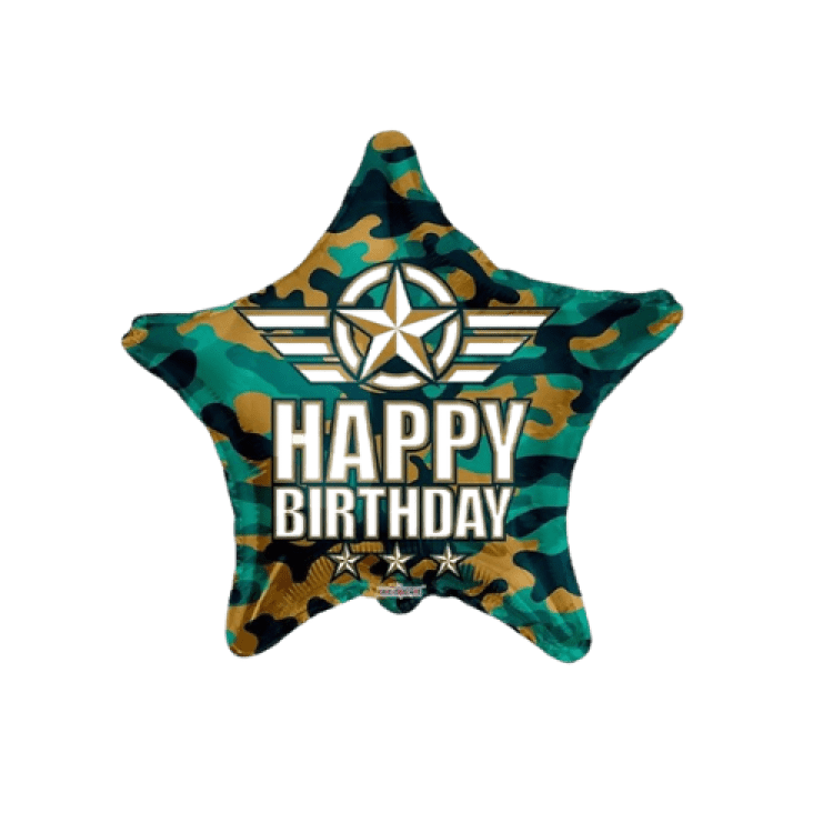 Happy Birthday Star Camo