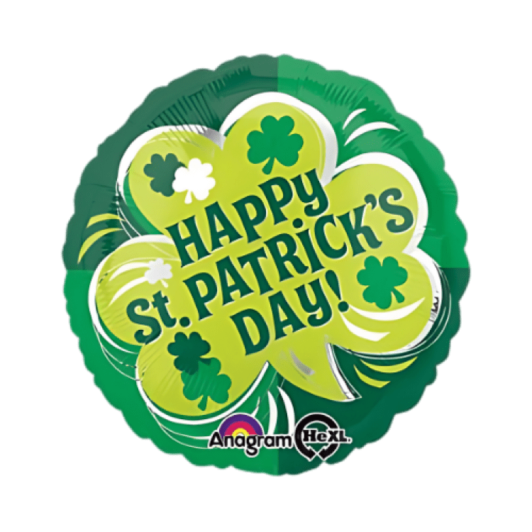 Happy St. patrick's day! Circle balloon (3)
