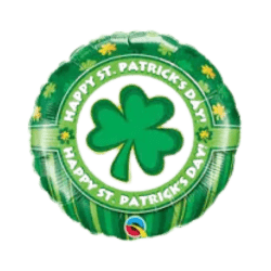 Happy St. patrick's day! Circle balloon