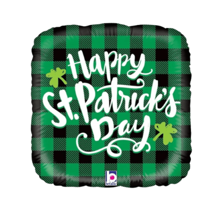 Happy St. patrick's day! Square balloon
