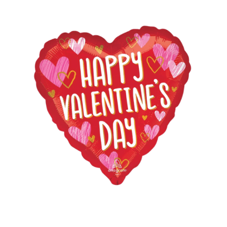 Happy Valentine's Day Heart Art