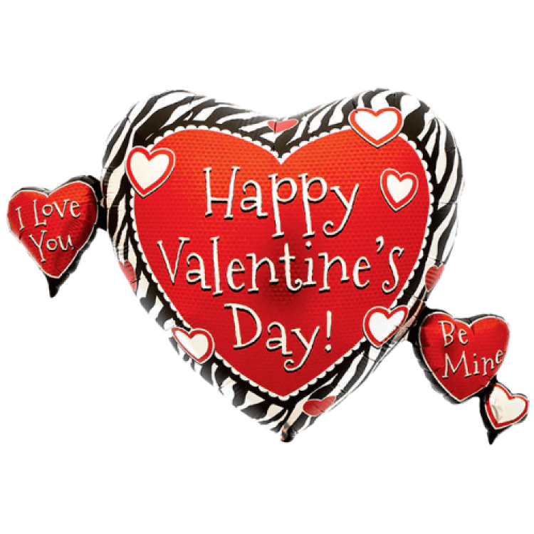 Happy Valentine's Day Stripe