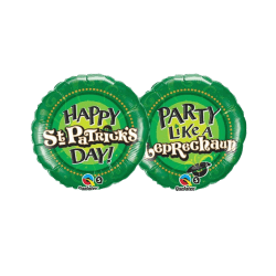 Happy saint patrick day! party like leprechaun!