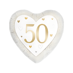 Heart Shape 50th Bday