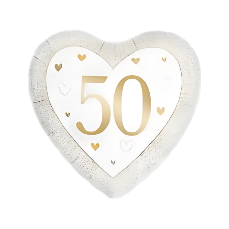 Heart Shape 50th Bday