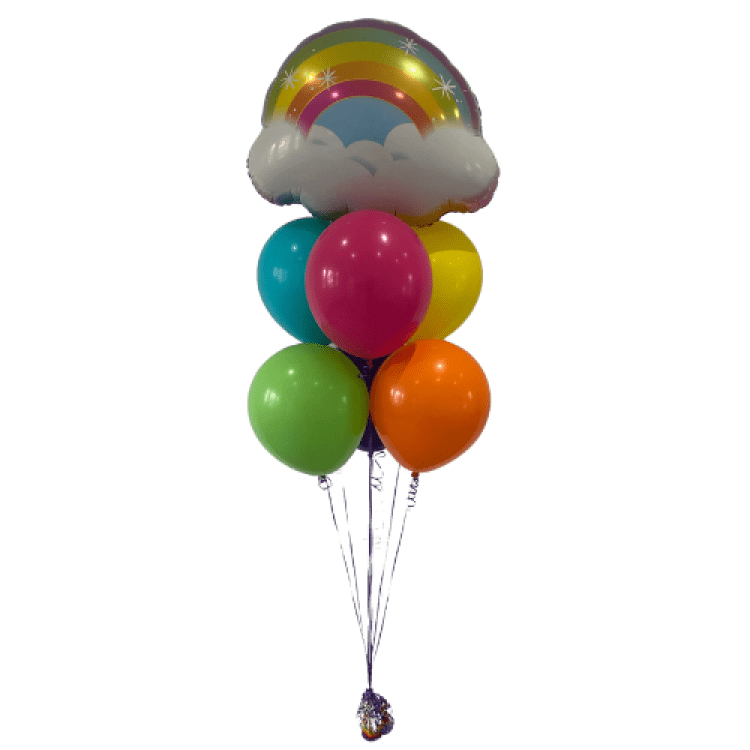 Helium Bouquets Rainbow