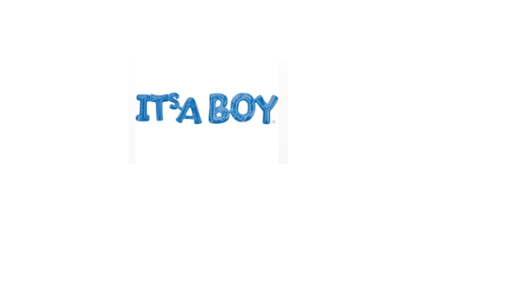 It's A Boy Blue Balloon
