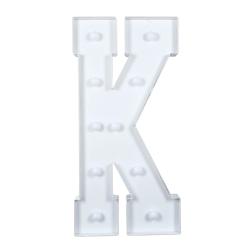 K Letter Lighted Marquee