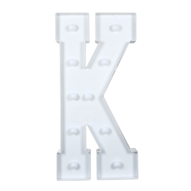 K Letter Lighted Marquee