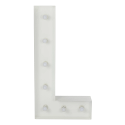 L Letter Lighted Marquee