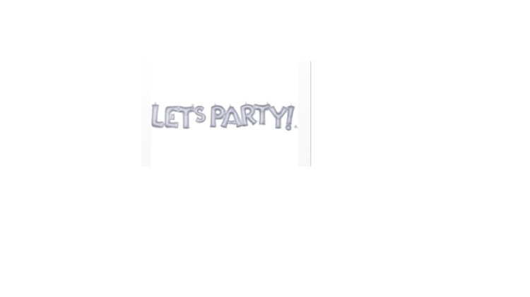 Let's Party Holographic Balloon