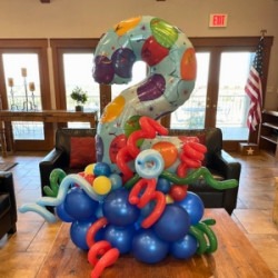 Letter/Number Centerpieces