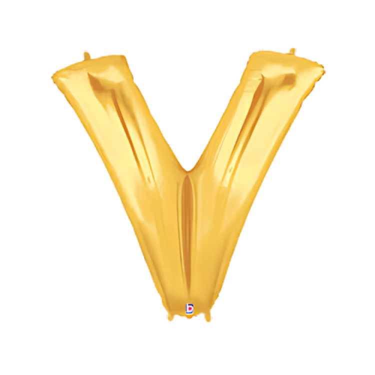 Light Gold Letter V