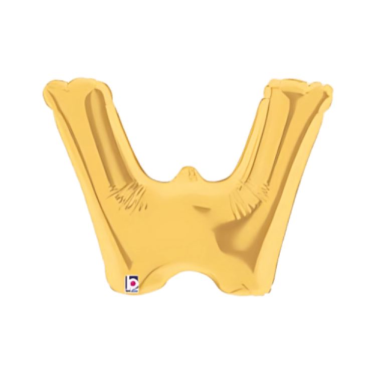 Light Gold Letter W