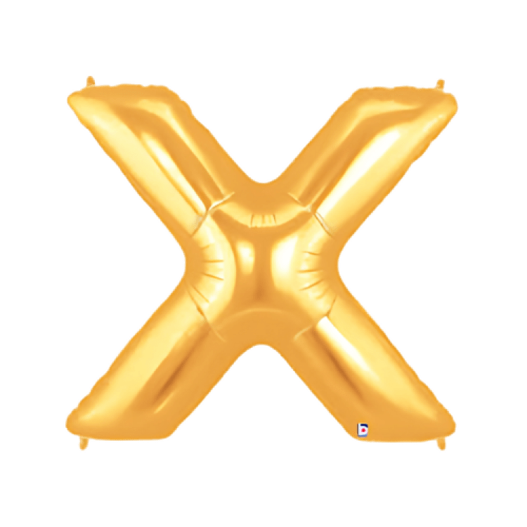 Light Gold Letter X