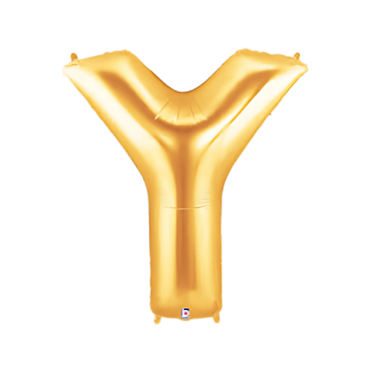 Light Gold Letter Y