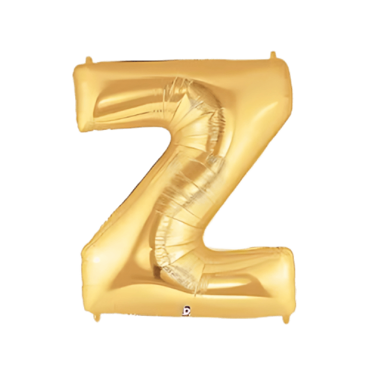 Light Gold Letter Z