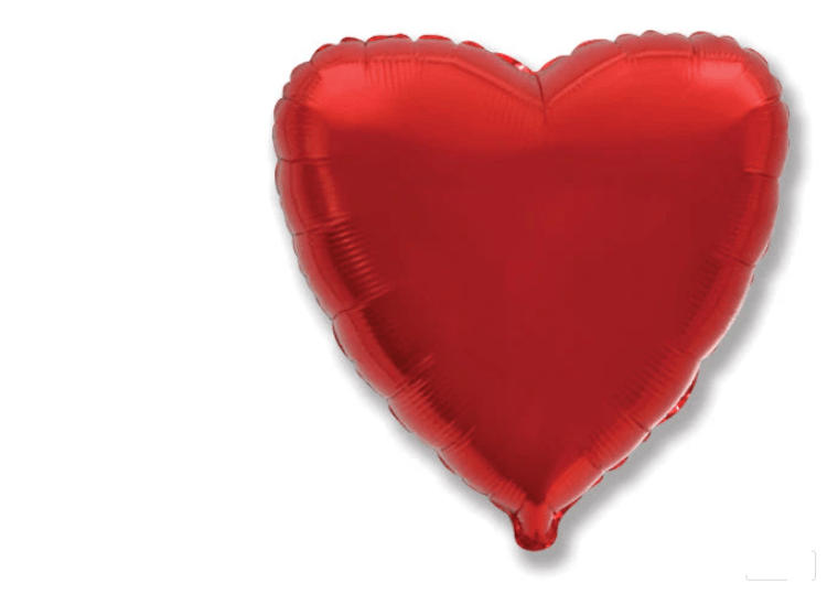 Metallic Red Jumbo Heart
