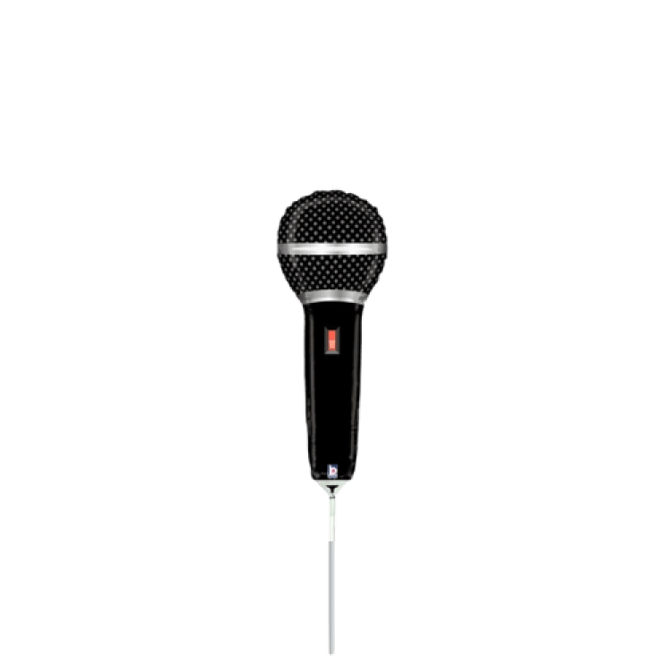 14-inch Microphone Foil Balloon