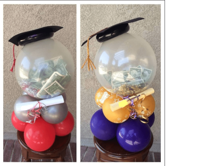 Grad Money Bubble Balloons