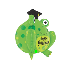 Multi-Sided Foil Shape Dimensionals Hoppy Graduation Balloon