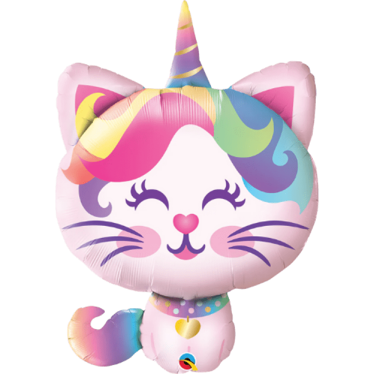 Mythical Caticorn - 38 inch Foil Balloon