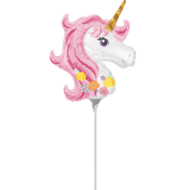 14-inch Pink Unicorn Foil Balloon