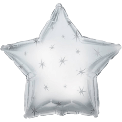 Platinum20Silver20Sparkle20Star20 201720inch 1745604064 Black Sparkle Star - 17 inch