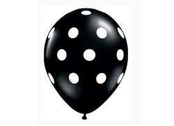 Polka Dots Black