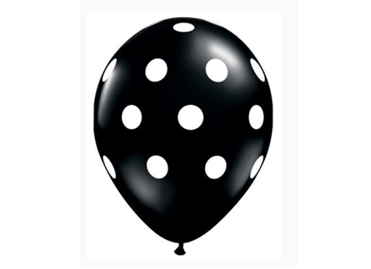 Polka Dots Black