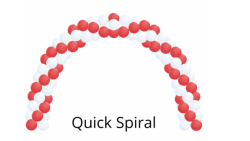 Quick Spiral 2 Color Arch