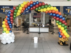 Rainbow Arch with Pot of Gold & Clouds