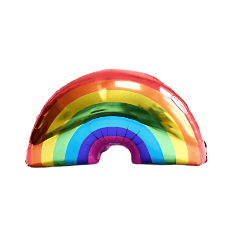 Rainbow balloon