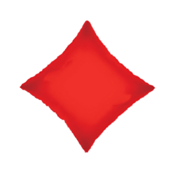 Red diamond balloon