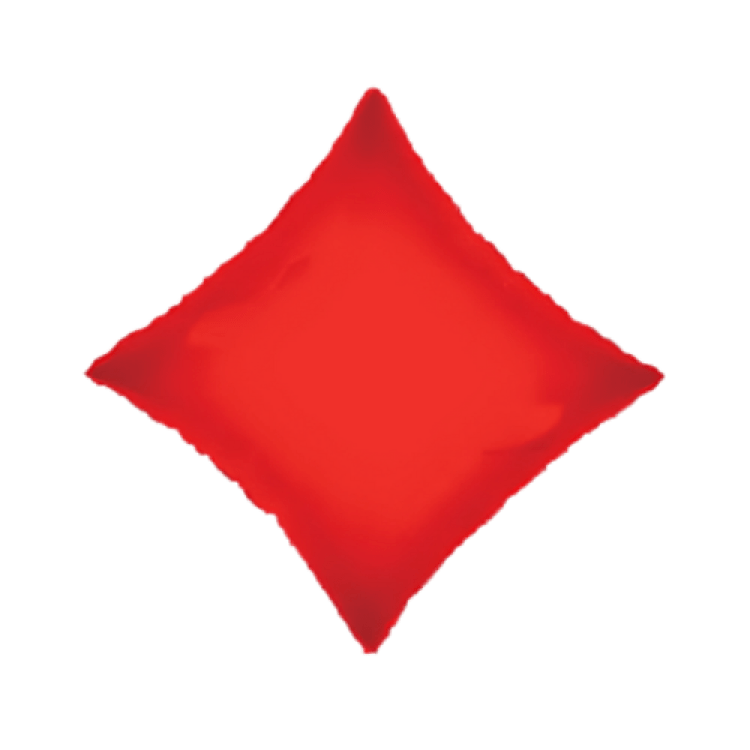 Red diamond balloon