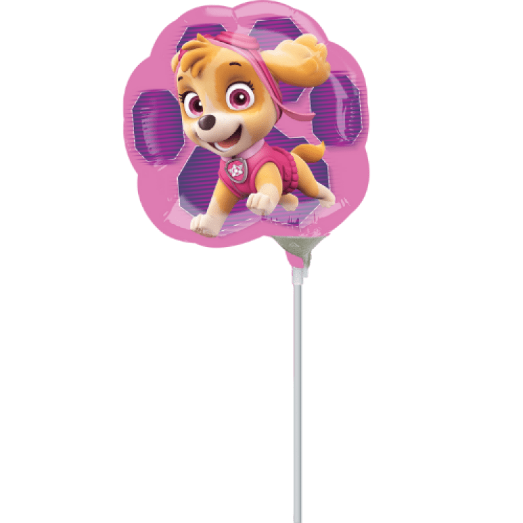 14-inch Rescue Pup Pink Foil Balloon