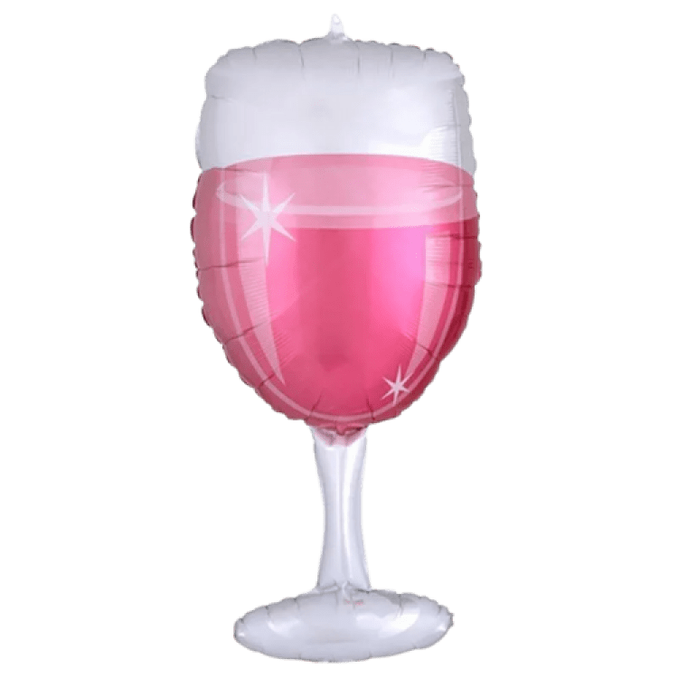 Rose Glass SuperShape - 31 inch Foil Balloon