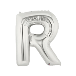 Silver Letter R