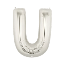 Silver Letter U