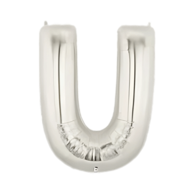 Silver Letter U