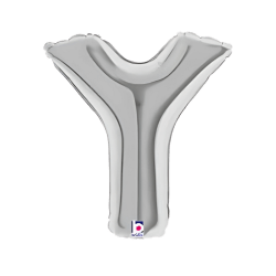 Silver Letter Y
