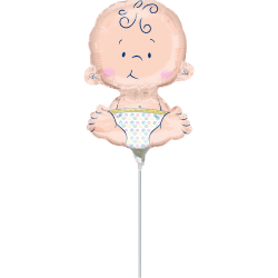 14-inch Sitting Baby Foil Balloon