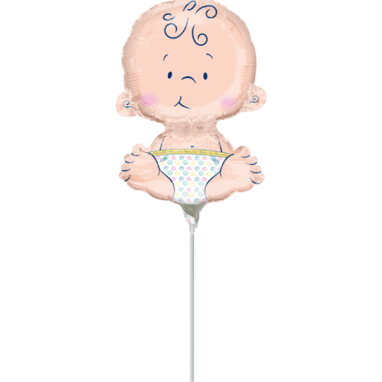 14-inch Sitting Baby Foil Balloon