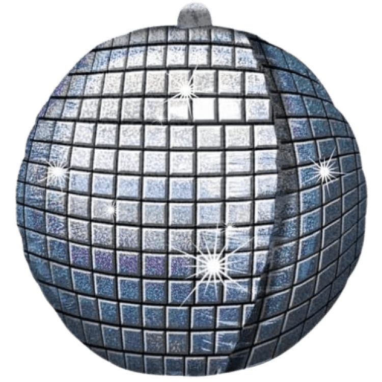 Sparkling Disco Ball Balloon