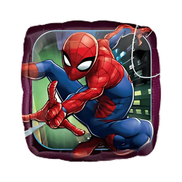 Spider-man square balloon