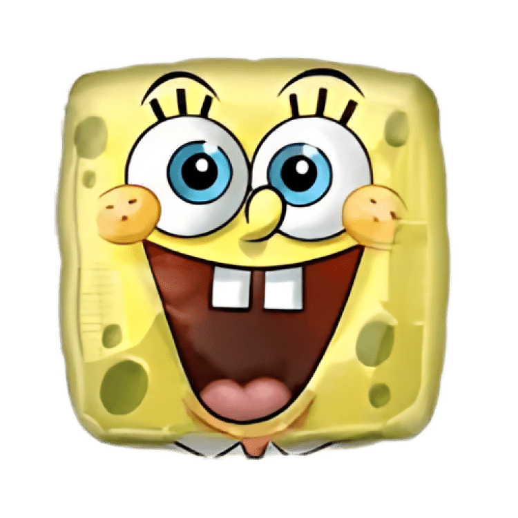 Spongebob squarepants head balloon