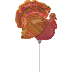 14-inch Thanksgiving Turkey Foil Balloon